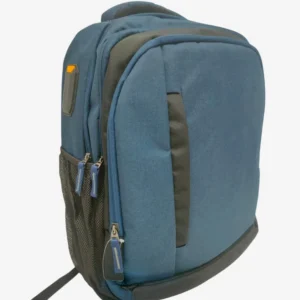 VYRENZA Navy Blue Premium Khadi Utility Laptop Backpack 30L