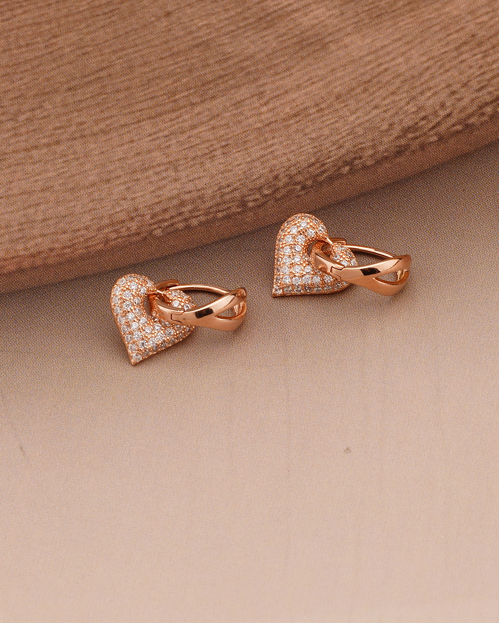 agor 925 silver rose gold heart dangle earrings agor 925 silver rose gold heart dangle earrings