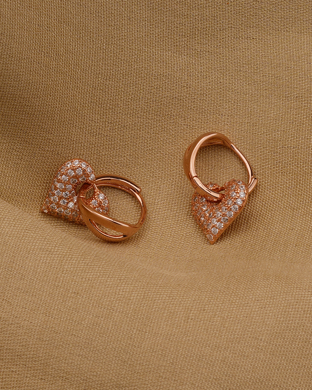 agor 925 silver rose gold heart dangle earrings agor 925 silver rose gold heart dangle earrings