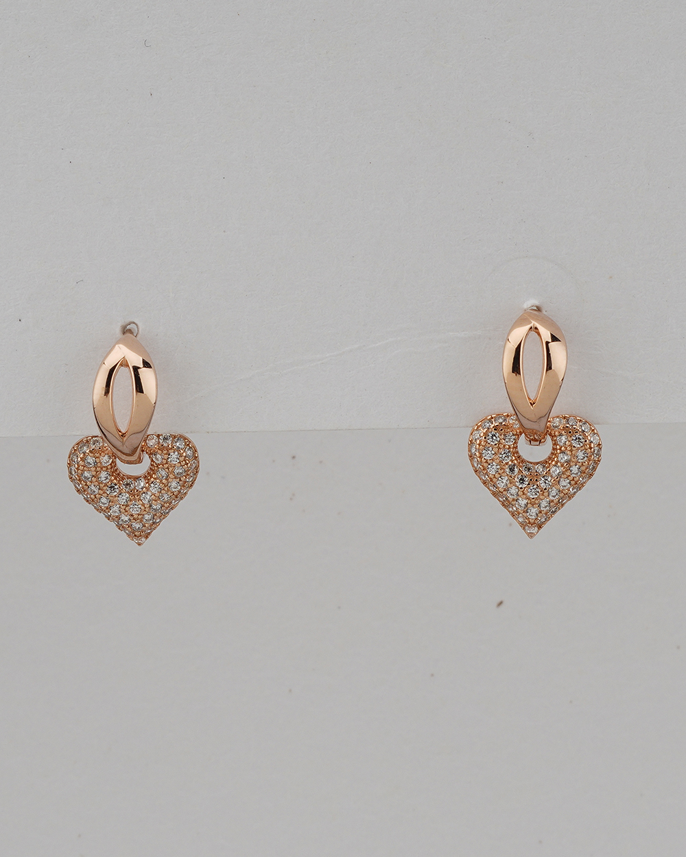 agor 925 silver rose gold heart dangle earrings agor 925 silver rose gold heart dangle earrings