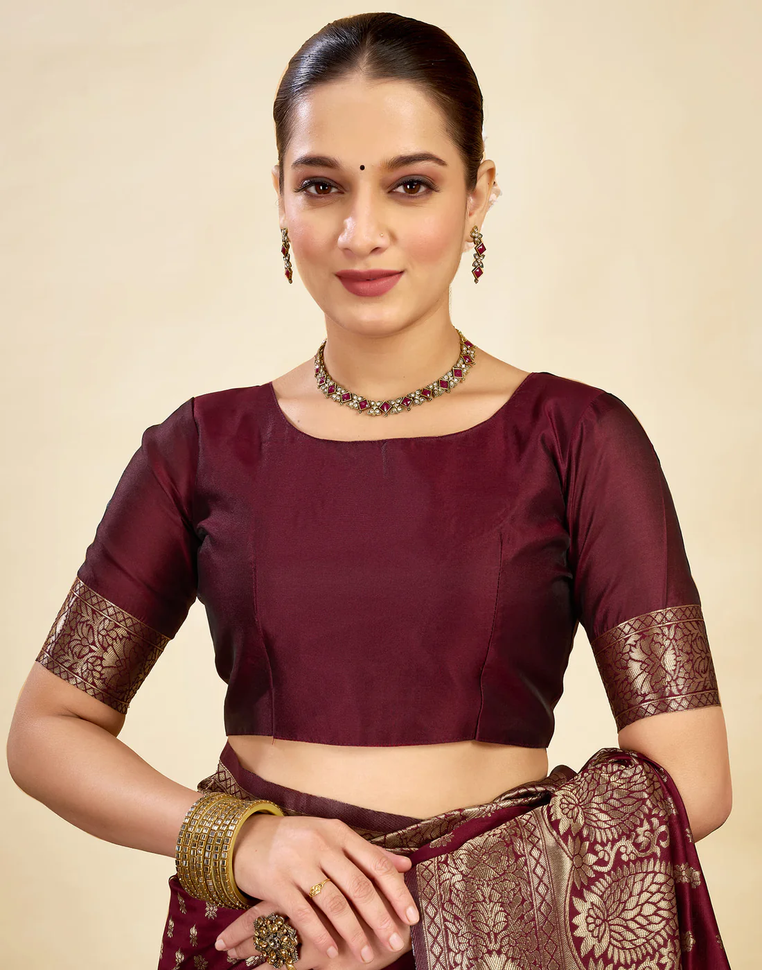 axonit womens silk blend banarasi jacquard classic motif design saree with unstitched blouse piece maroon 7 axonit womens silk blend banarasi jacquard classic motif design saree with unstitched blouse piece maroon 7