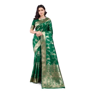 pid 62375 generic womens banarasi silk printed saree with unstitched blouse 5 5 mtr green 1 1000x1000 1.webp