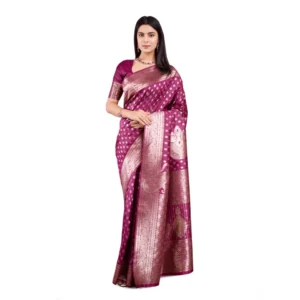 pid 62390 generic womens banarasi silk printed saree with unstitched blouse 5 5 mtr wine 1 1000x1000 1.webp