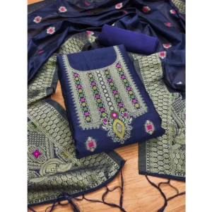 pid 62654 generic womens banarasi silk printed unstitched salwar suit material with dupatta navy blu 1000x1000 1.webp