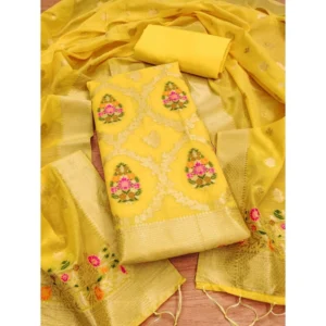 pid 62670 generic womens banarasi silk printed unstitched salwar suit material with dupatta yellow 3 1000x1000 1.webp