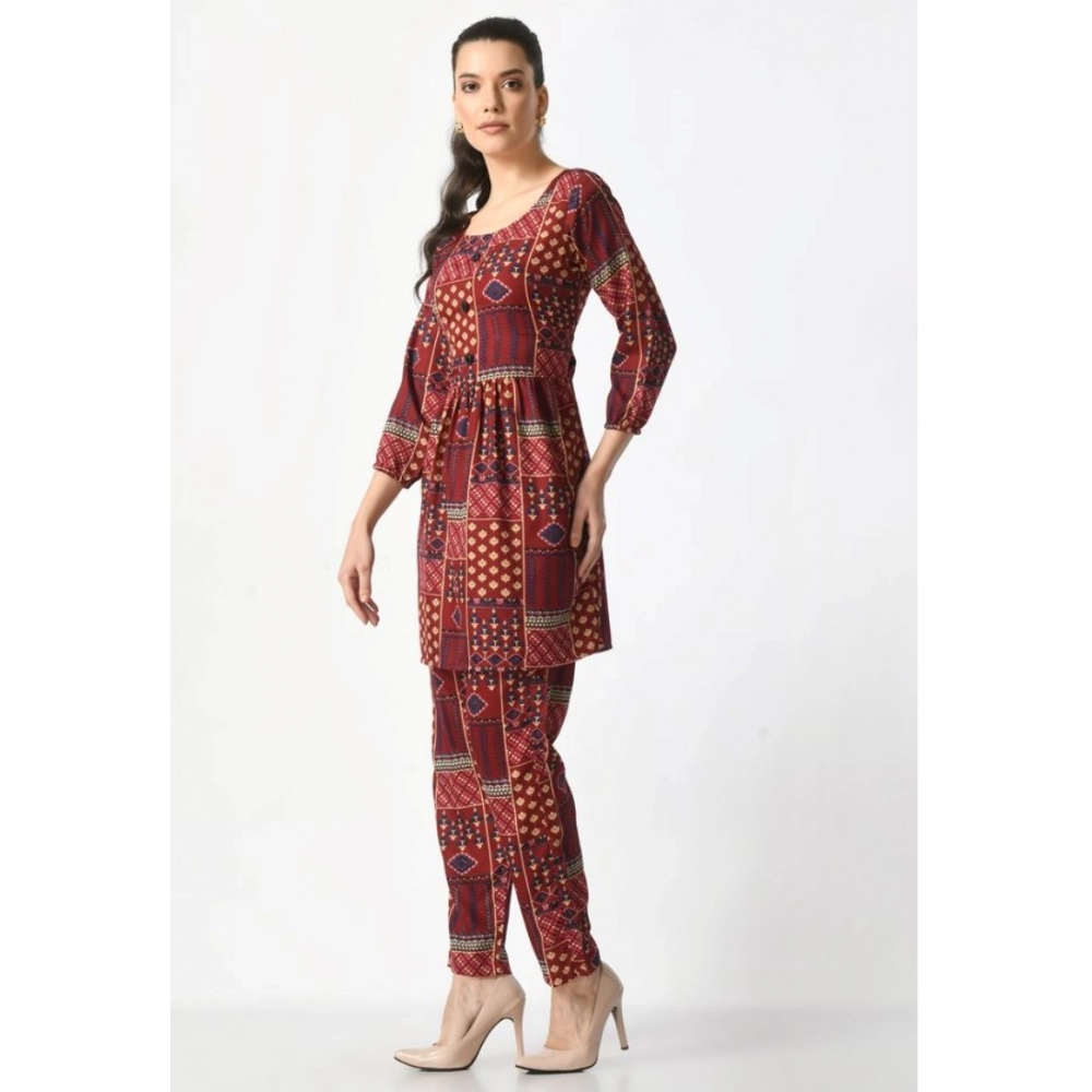 pid 63385 women s casual crepe 3 4th sleeves cord set maroon 2 1000x1000 1.webp pid 63385 women s casual crepe 3 4th sleeves cord set maroon 2 1000x1000 1.webp