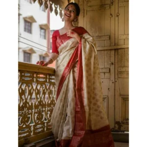 pid 63556 women s soft lichi silk printed saree with unstitched blouse 5 5 mtr white 1 1000x1000 1.webp