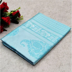 pid 63561 women s soft lichi silk printed saree with unstitched blouse 5 5 mtr sky blue 1 1000x1000 1.webp
