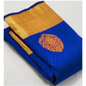 pid 63584 women s soft lichi silk printed saree with unstitched blouse 5 5 mtr r blue 1 1000x1000 1.webp