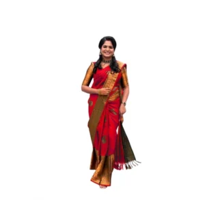 pid 63605 women s soft lichi silk printed saree with unstitched blouse 5 5 mtr red 1 1000x1000 1.webp