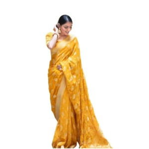 pid 63643 women s soft lichi silk printed saree with unstitched blouse 5 5 mtr yellow 1 1000x1000 1.webp