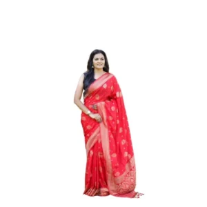 pid 63667 women s soft lichi silk printed saree with unstitched blouse 5 5 mtr red 1 1000x1000 1.webp