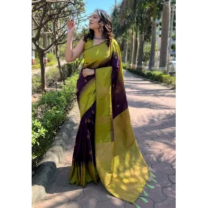 pid 63685 women s soft lichi silk printed saree with unstitched blouse 5 5 mtr purple 1 1000x1000 1.webp