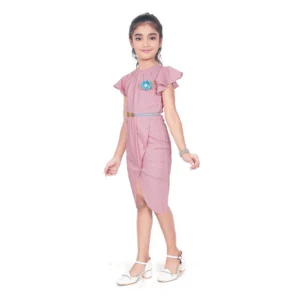 pid 63791 generic girl s knitted printed short sleeve close neck dress pink sea green light blue pea 1000x1000 1.webp