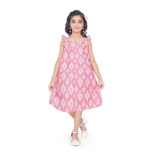 pid 63825 generic girl s cotton printed sleeve less squre neck dress light blue peach 1 1000x1000 1.webp