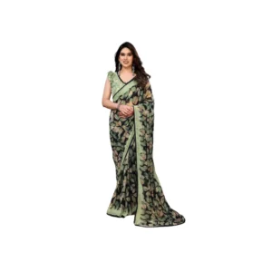pid 63872 women s chiffon printed saree with unstitched blouse 5 5 mtr green 1 1000x1000 1.webp