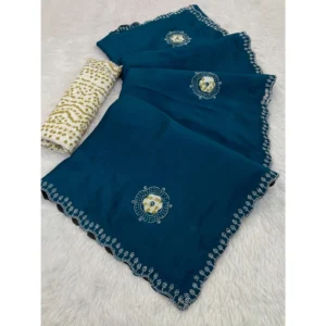 pid 64709 women s chiffon butti dotted saree with unstitched blouse 5 5 mtr blue 1 1000x1000 1.webp