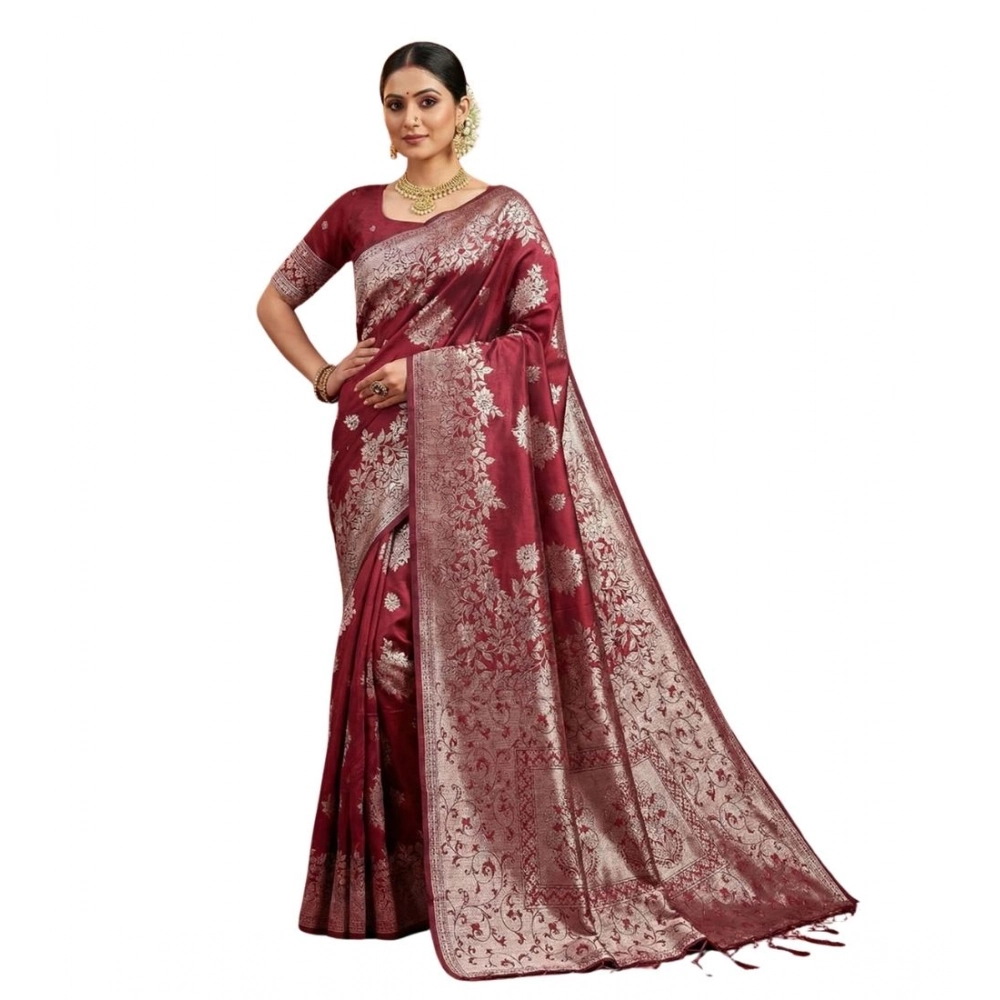 pid 65252 women s silk blend printed saree with unstitched blouse 5 5 mtr maroon 1 1000x1000 1.webp pid 65252 women s silk blend printed saree with unstitched blouse 5 5 mtr maroon 1 1000x1000 1.webp
