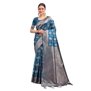 pid 65255 women s banarasi silk printed saree with unstitched blouse 5 5 mtr teal blue 1 1000x1000 1.webp