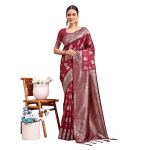 pid 65258 women s banarasi silk printed saree with unstitched blouse 5 5 mtr maroon 1 1000x1000 1.webp