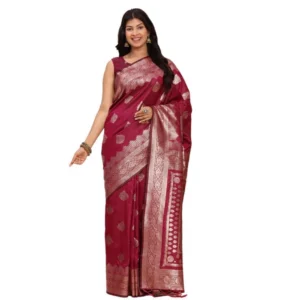 pid 65273 women s banarasi silk printed saree with unstitched blouse 5 5 mtr magenta 1 1000x1000 1.webp