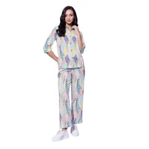 pid 65335 women s polyester floral 3 4th sleeve co ord set multi 1 1000x1000 1.webp