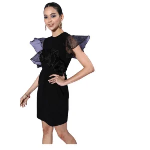 pid 65357 women s organza and polyester lycra ruffled sleeveless dress black 1 1000x1000 1.webp