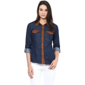 pid 65417 women s denim cotton based solid long sleeves shirt blue 1 1000x1000 1.webp