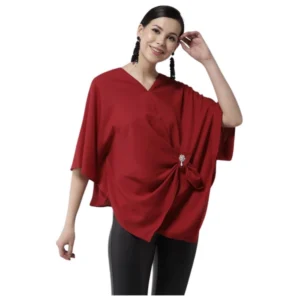 pid 65471 women s polyester solid cape sleeve top red 1 1000x1000 1.webp