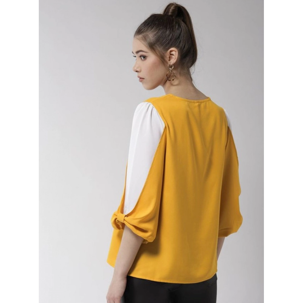 pid 65474 women s polyester colour block slit sleeve top yellow and white 2 1000x1000 1.webp pid 65474 women s polyester colour block slit sleeve top yellow and white 2 1000x1000 1.webp