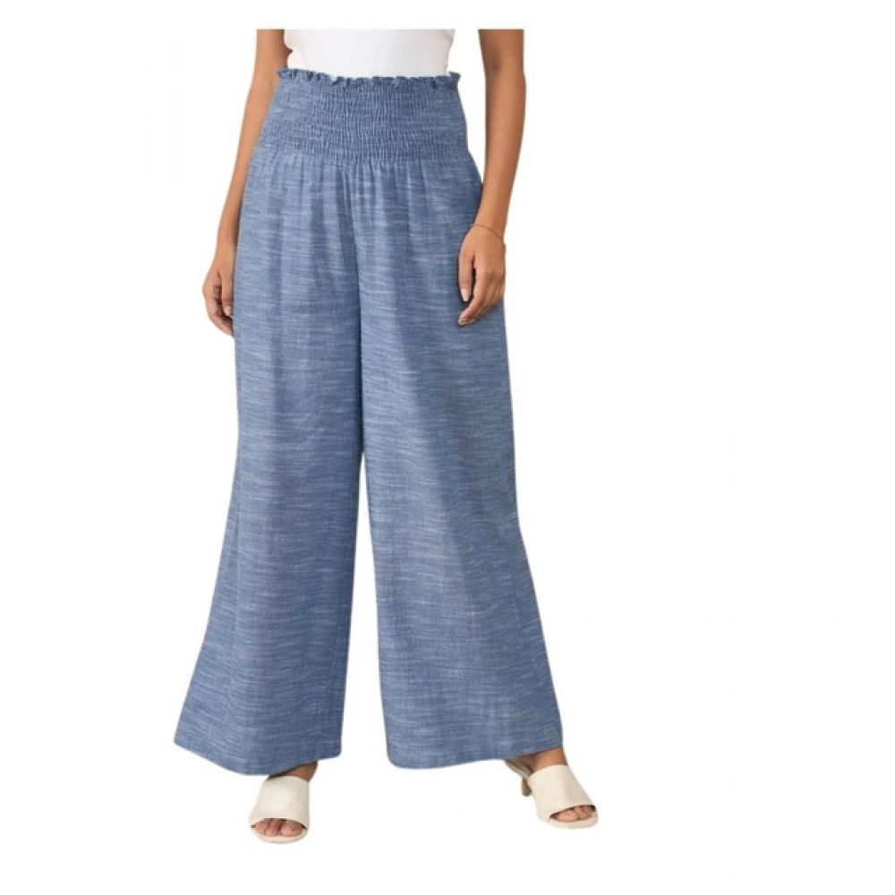 pid 65516 women s cotton self design smocked trousers blue 1 1000x1000 1.webp pid 65516 women s cotton self design smocked trousers blue 1 1000x1000 1.webp