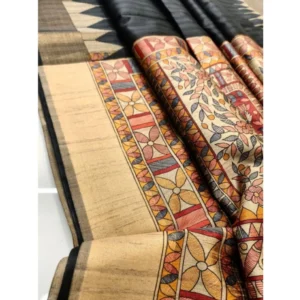 pid 65621 generic women s tussar silk madhubani saree with unstitched blouse 5 5 mtr black 2 1000x1000 1.webp