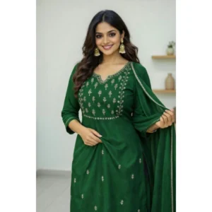 pid 65962 women s georgette ethnic motif v neck three quarter sleeve kurti with pant dupatta set g 1000x1000 1.webp
