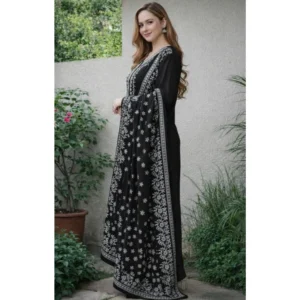 pid 65973 women s chanderi silk ethnic motif notch three quarter sleeve kurti with pant dupatta set 1000x1000 1.webp
