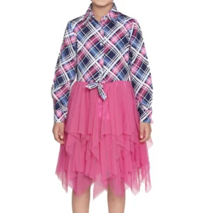pid 66020 girl s long sleeves lace inserts net tutu skirt dress pink blue 4 1000x1000 1.webp