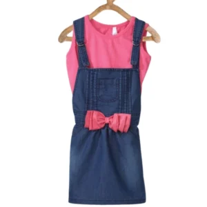 pid 66045 girl s sleeveless bow dungaree dress pink 1 1000x1000 1.webp