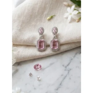 pid 66248 women s brass silver plated drop earrings pink 1 1000x1000 1.webp