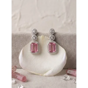 pid 66255 women s brass silver plated drop earrings pink 1 1000x1000 1.webp