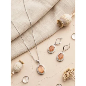 pid 66280 women s brass silver plated pendant set orange 1 1000x1000 1.webp