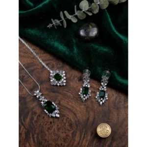 pid 66287 women s brass silver plated pendant set green 1 1000x1000 1.webp