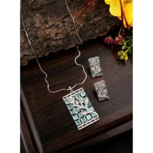 pid 66294 women s brass silver plated pendant set turquoise 1 1000x1000 1.webp