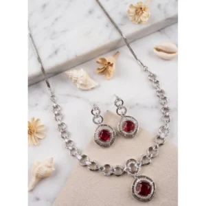 pid 66317 women s brass silver plated necklace set red 1 1000x1000 1.webp