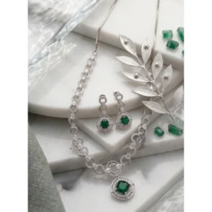 pid 66320 women s brass silver plated necklace set green 1 1000x1000 1.webp