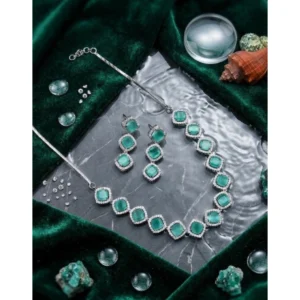 pid 66330 women s brass silver plated necklace set turquoise 1 1000x1000 1.webp