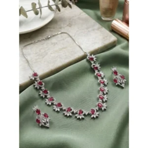 pid 66336 women s brass silver plated necklace set red 1 1000x1000 1.webp