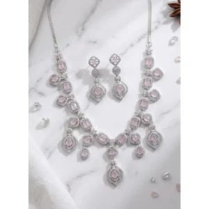 pid 66342 women s brass silver plated necklace set pink 1 1000x1000 1.webp