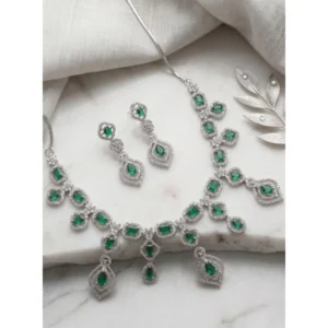 pid 66344 women s brass silver plated necklace set green 1 1000x1000 1.webp