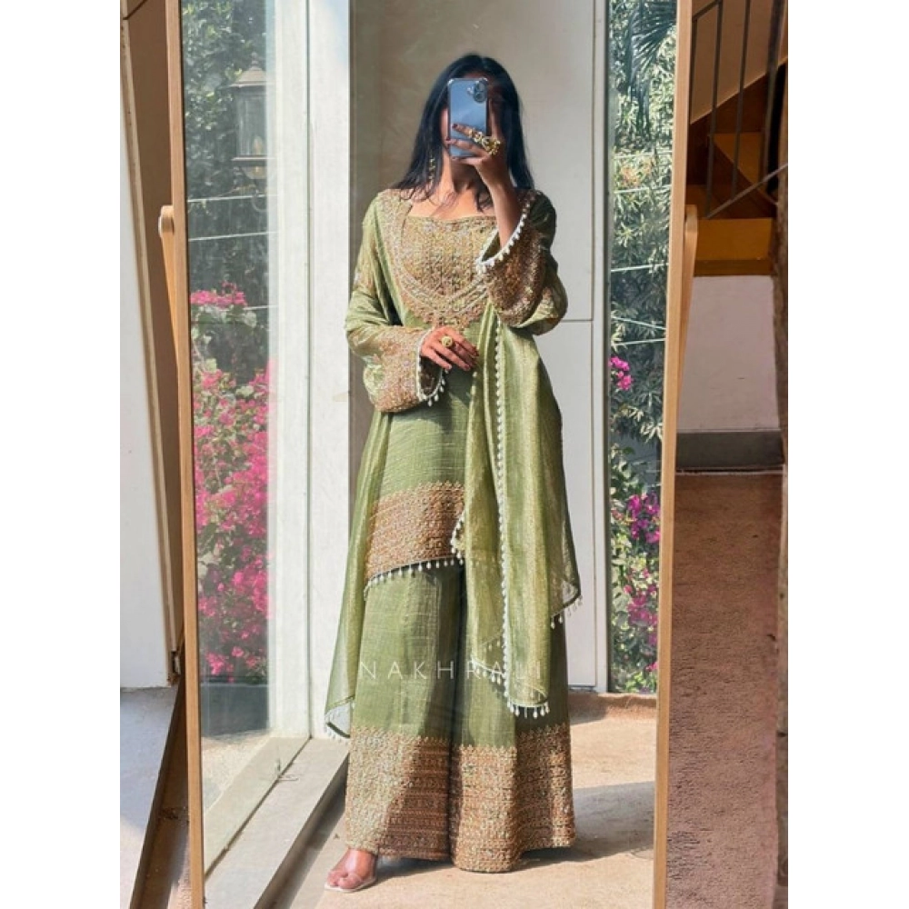 pid 66501 women s silk embroidered 3 4th sleeve round kurti with sarara and dupatta set green 1 1000x1000 1.webp pid 66501 women s silk embroidered 3 4th sleeve round kurti with sarara and dupatta set green 1 1000x1000 1.webp