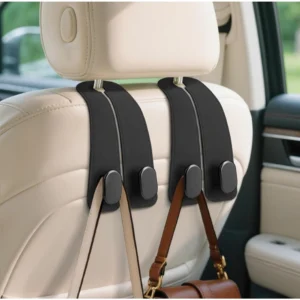 pid 66984 pack of 2 leather car seat headrest hook black 1 1000x1000 1.webp