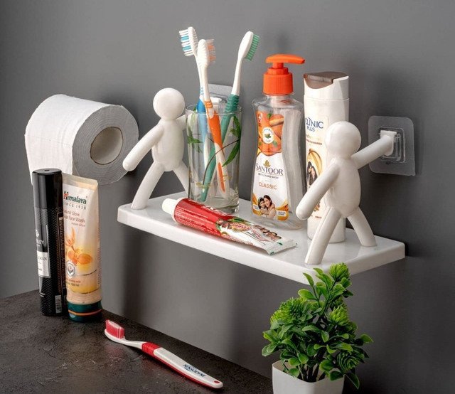 pid 66939 pack of 2 self adhesive multipurpose stand holder white 1.jpg pid 66939 pack of 2 self adhesive multipurpose stand holder white 1.jpg